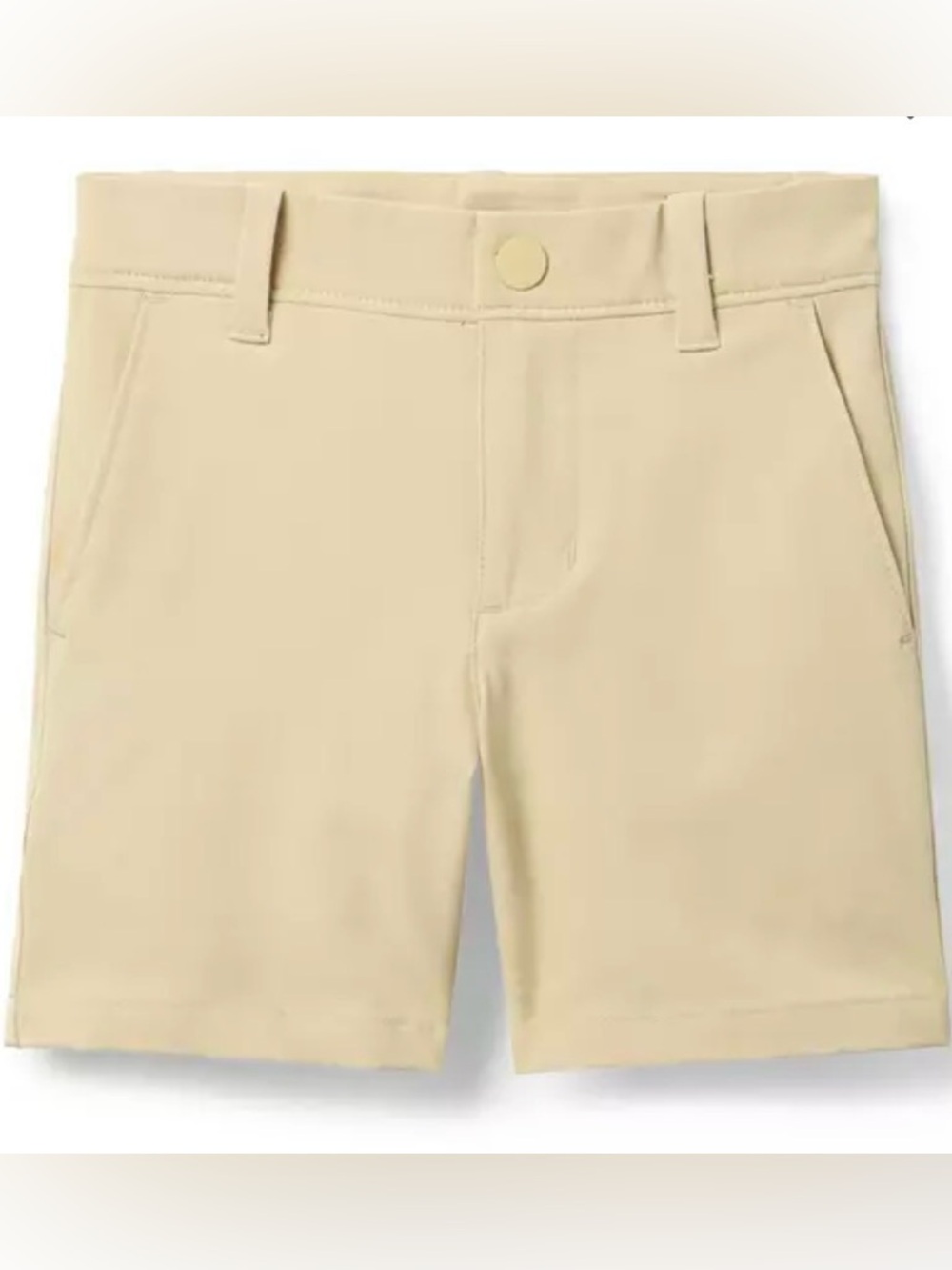 Janie and Jack Khaki Performance Shorts - Size 6